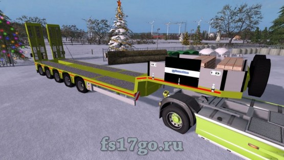 Мод трал «Claas trailer» для Farming Simulator 2017