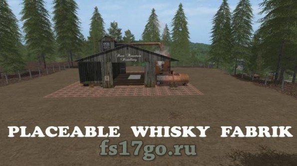 Мод «Производство виски - Placeable whiskey factory» для Farming Simulator 2017