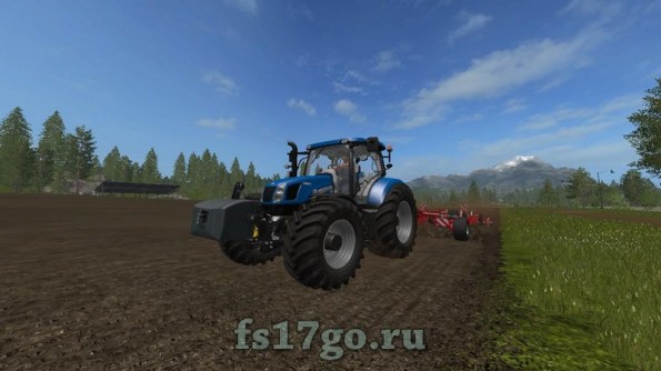 Мод «New Holland T6.070» Farming Simulator 2017