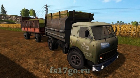 Мод грузовика «МАЗ-500» для Farming Simulator 2017