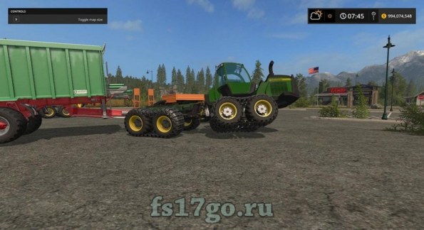 Мод «Jd Crawler Semi» для Farming Simulator 2017