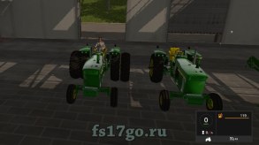 Мод «JD 4020 Wide Axle with Loader» для Farming Simulator 2017