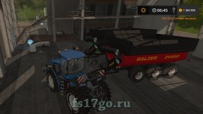 Прицеп-перегрузчик «Balzer 2000» для Farming Simulator 2017