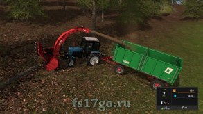 Мод щепогрыз «Ahwi FM700H» для Farming Simulator 2017