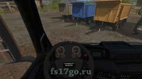 Мод «MAN TGS 41.440 и прицеп» для Farming Simulator 2017