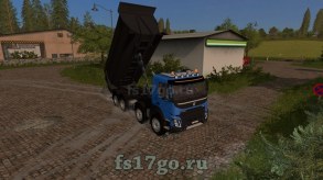 Мод самосвал «Volvo 8x6» для Farming Simulator 2017