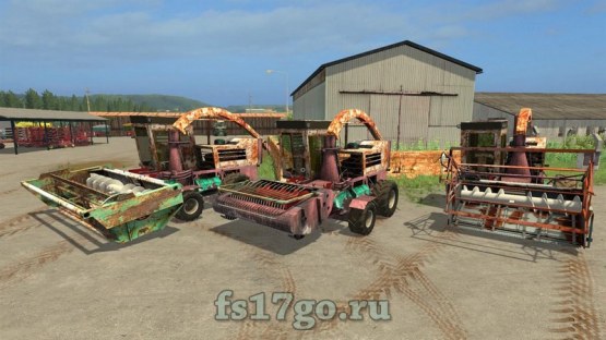 Мод старый комбайн «КСК 100» для Farming Simulator 2017