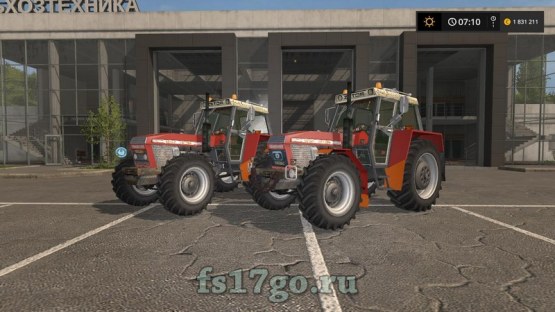 Мод трактор «Zetor 12145» для Farming Simulator 2017