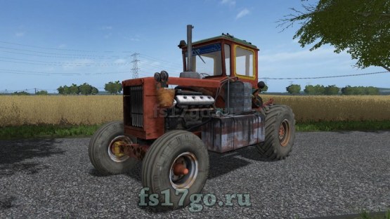 Мод трактор «ДТ-75 Колёсный» для Farming Simulator 2017