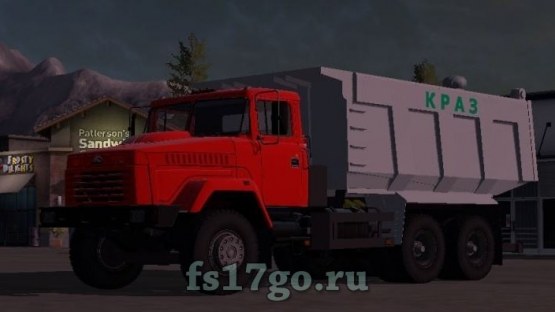 Мод самосвала «КрАЗ-65055» для Farming Simulator 2017