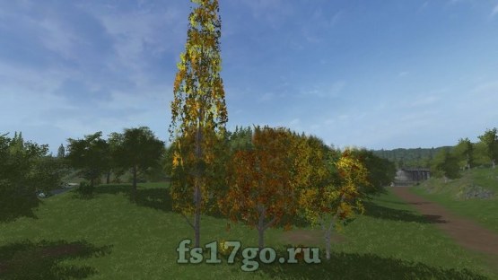 Мод «Разноцветные деревья» для Фермер Симулятор 2017