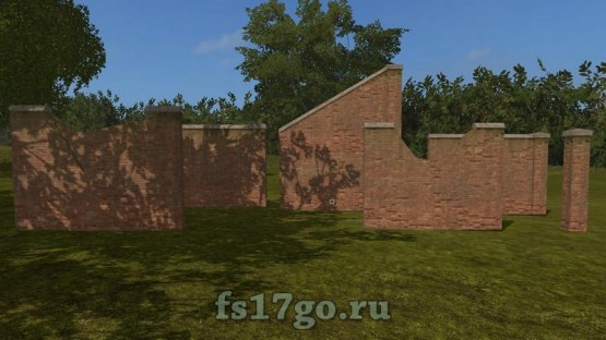 Мод пак «Кирпичные стены» для Farming Simulator 2017