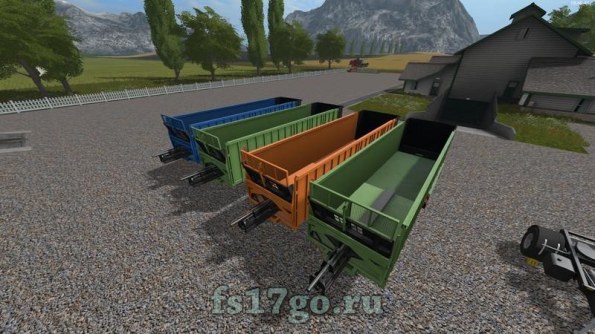 Мод прицеп «Fliegl ASS 298» для Farming Simulator 2017