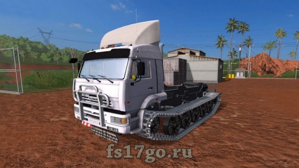Мод гусеничный «КАМАЗ-5460» для Farming Simulator 2017