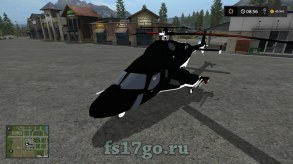 Вертолет «Airwolf Supercopter» для Farming Simulator 2017