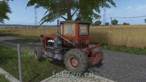 Мод трактор «ДТ-75 Колёсный» для Farming Simulator 2017