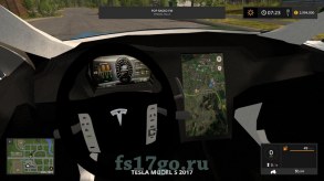 Мод «Tesla Model S 2017» для Farming Simulator 2017