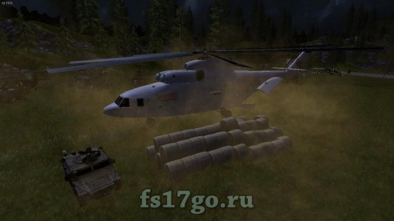 Вертолет «МИ-26 + Автозагрузка» для Farming Simulator 2017