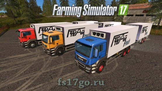 Мод «MAN FeDa Fresh Truck» для Farming Simulator 2017