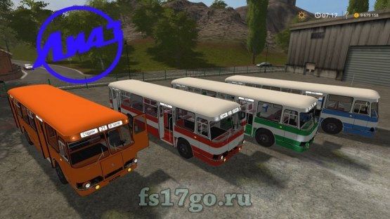 Мод автобус «ЛиАЗ-677» для Farming Simulator 2017