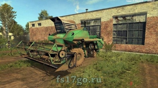 Комбайн «Колос СК-6 Зеленый» для Farming Simulator 2017