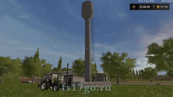 Мод «Водонапорная башня» для Farming Simulator 2017