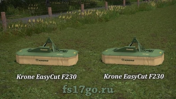 Косилка «Krone Easy Cut F 230» для Farming Simulator 2017