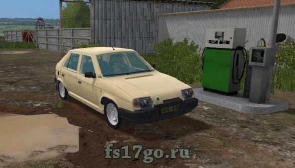 Мод «Skoda Favorit 135L» для Farming Simulator 2017