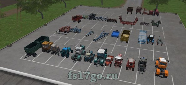 Большой пак советской и постсоветской техники для Farming Simulator 2017