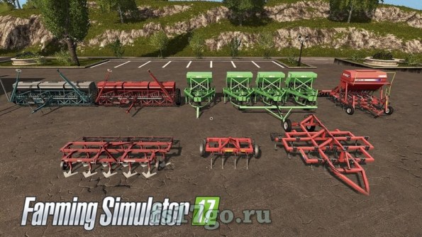 Мод «Пак полевого оборудования» для Farming Simulator 2017