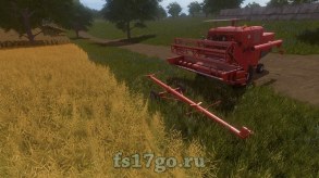 Мод «Bizon Z056 Cutter Trailer» для Farming Simulator 2017