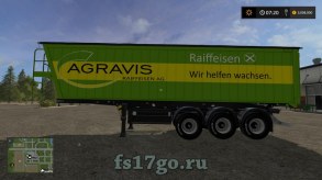 Мод «Agrarvis Trailer» для Farming Simulator 2017