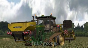 Мод трактора «John Deere 8RT» для Farming Simulator 2017
