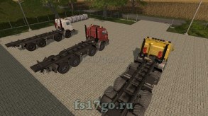 Мод «Камаз-6350 8х8 шасси» для Farming Simulator 2017