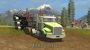 Мод «BBM RT Log Trailers» для Farming Simulator 2017
