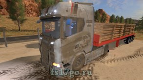 Мод тягача «Scania S» для Farming Simulator 2017