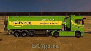 Мод тягача «Scania S» для Farming Simulator 2017