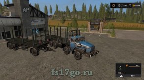 Мод «Урал-6614-Лесовоз с шасси 8х8» для Farming Simulator 2017