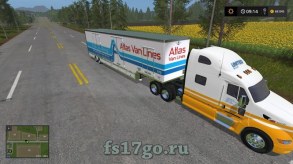 Мод «United Semi Truck & Trailer» для Farming Simulator 2017