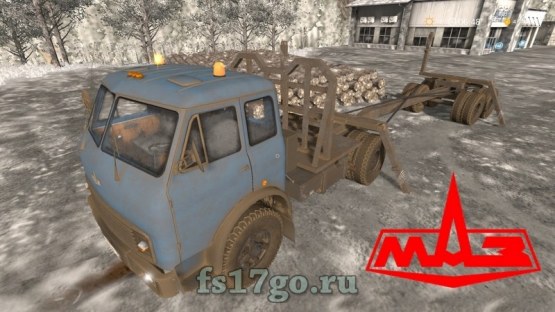 Мод «МАЗ-504 Лесовоз» для Farming Simulator 2017