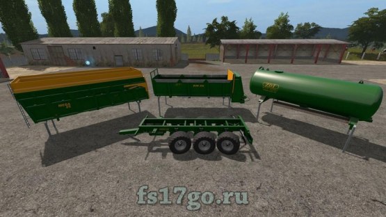 Пак «ZDT MEGA-25 – шасси и модули» для Farming Simulator 2017