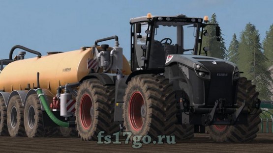 Мод трактора «Claas Xerion» для Farming Simulator 2017