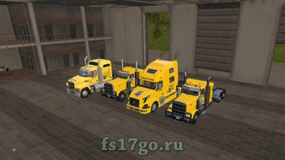 Пак тягачей «USA Truck Pack» для Farming Simulator 2017