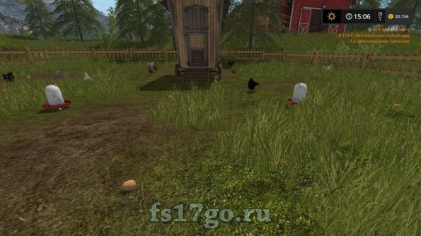 Мод «Сбор яиц - Egg Collector» для Farming Simulator 2017