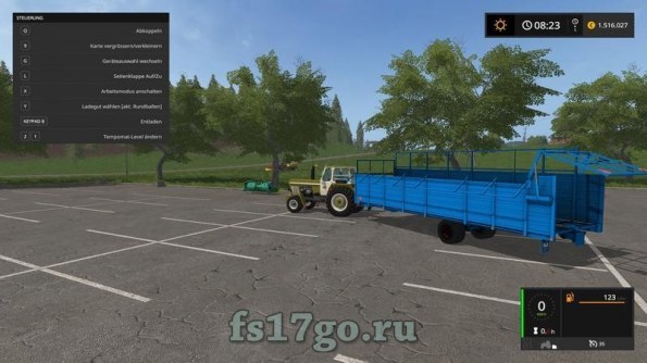 Прицеп «HTS 50.04/1 Grossvolumenanhanger» для Farming Simulator 2017