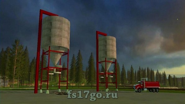 Мод «Distillers corn storage silo» для Farming Simulator 2017