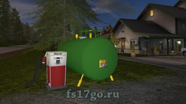 Мод «Станция заправки - Fuel Station Placeable» для Farming Simulator 2017