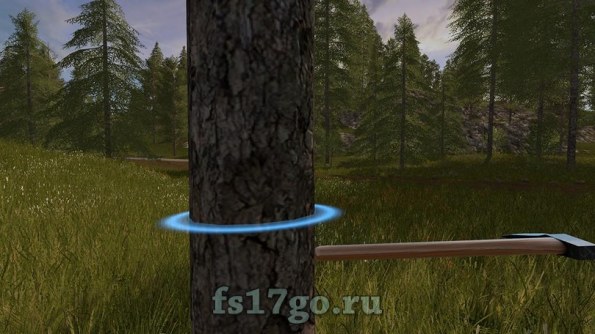 Мод «Топор для рубки леса» для Farming Simulator 2017