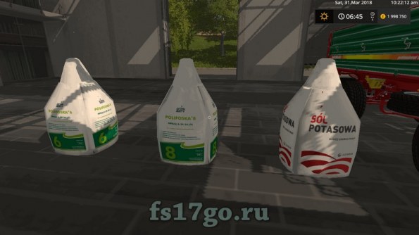 Мод «Polish Fertilizers Big Bag» для Farming Simulator 2017