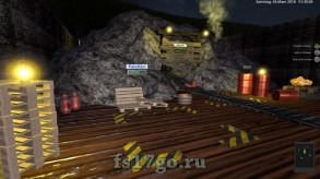 Мод «Добыча золота - Gold mine» для Farming Simulator 2017